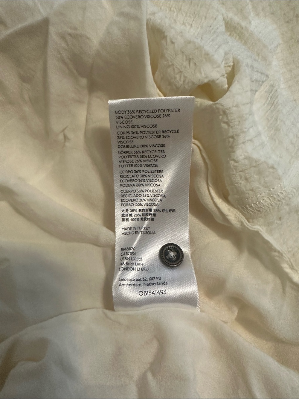 Anthropologie Maeve Collared Mini Dress Size L - Picture 6 of 6